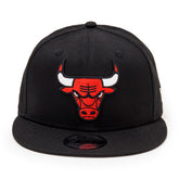 New Era Cappellino 9FIFTY Snapback Chicago Bulls Logo Nero | NonSoloSport