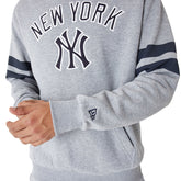 Felpa Newera Mlb Lifestyle Ny Cappuccio Fleece Grigio | NonSoloSport