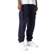 Jogger Uomo Newera Cargo Fleece Lifestyle Os Blu | NonSoloSport