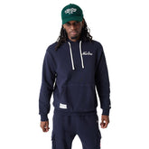Felpa Uomo New Era Lifestyle Os Cappuccio Fleece Blu | NonSoloSport