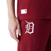 T-Shirt Newera League Essentials Detroit Cotone Rosso | NonSoloSport