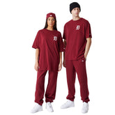 T-Shirt Newera League Essentials Detroit Cotone Rosso | NonSoloSport