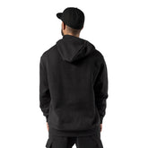 Felpa New Era Script Logo Cappuccio Fleece Nero | NonSoloSport