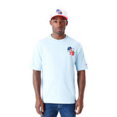 New Era T-Shirt Graphic Floral LA Uomo Azzurro | NonSoloSport
