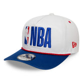 New Era Cappello Golfer Washed Nba Logo Bianco Blu | NonSoloSport
