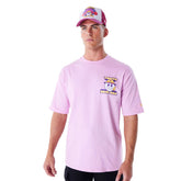 T-Shirt Uomo New Era Location Graphic Tokyo Rosa | NonSoloSport