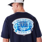 T-Shirt Uomo New Era LA Dodgers World Series Blu | NonSoloSport