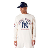 Felpa Uomo New Era New York Yankees World Series Beige | NonSoloSport