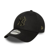 Cappello New Era 9FORTY New York Yankees MLB Team Outline Nero | NonSoloSport