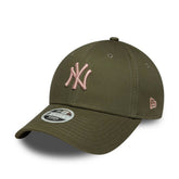 Cappello Donna New Era 9Forty New York Yankees MLB League Essential Midi Verde | NonSoloSport