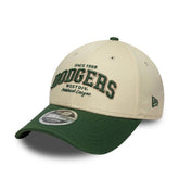 Cappello New Era 9Forty M-Crown LA Dodgers MLB Wordmark Verde Scuro | NonSoloSport