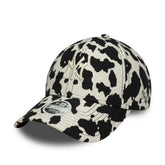 Cappello Donna New Era 9Forty New York Yankees MLB Cow Midi Nero Bianco | NonSoloSport