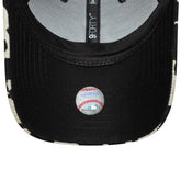 Cappello Donna New Era 9Forty New York Yankees MLB Cow Midi Nero Bianco | NonSoloSport