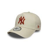 Cappello New Era 9FORTY E-Frame New York Yankees MLB League Essential Beige | NonSoloSport