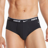 Nike Underwear Everyday Slip Sgambato 3Pack Uomo Nero Bianco | NonSoloSport