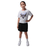 Set T-Shirt Gonna Bambino Jordan Heart Bianco | NonSoloSport