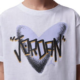 Set T-Shirt Gonna Bambino Jordan Heart Bianco | NonSoloSport