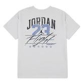 T-Shirt Ragazzo Nike Jordan Distressed Colligiate Bianco | NonSoloSport