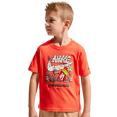 T-Shirt Ragazzo Nike Logo Graphic Arancione | NonSoloSport