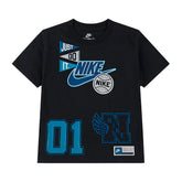 T-Shirt Ragazzo Nike Multisport Graphic Nero Azzurro | NonSoloSport