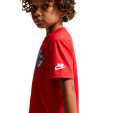T-Shirt Bambino Nike Graphic Rosso Azzurro | NonSoloSport