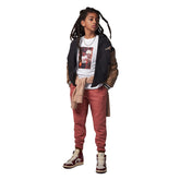 T-Shirt Bambino Nike Jordan MJ Photo Bianco Rosso | NonSoloSport