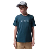 T-Shirt Ragazzo Nike Jordan Logo Blu | NonSoloSport