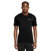 T-Shirt Uomo Nike Sportswear Club Nero Argento | NonSoloSport