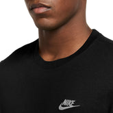 T-Shirt Uomo Nike Sportswear Club Nero Argento | NonSoloSport