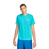 Nike T-Shirt Sportswear Club Uomo Azzurro | NonSoloSport