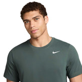 T-Shirt Uomo Nike Manica Corta Cotone Dri-Fit -Dry Verde | NonSoloSport