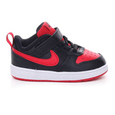 Nike Court Borough Low 2 Bambino Rosso Nero | NonSoloSport