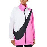 Nike Giacca Antivento Swoosh Windbreaker Donna Rosa | NonSoloSport