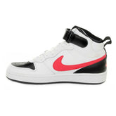 Nike Court Borough Mid 2 Gs Bambino Bianco Nero | NonSoloSport
