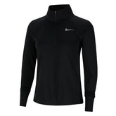 Nike Maglia Pacer Running con Zip 1/4 Donna Nero | NonSoloSport
