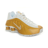 Sneakers Ragazzo Nike Shox R4 Bianco Oro | NonSoloSport