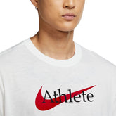 Nike T-Shirt Athlete Dry-FIT Uomo Bianco Rosso | NonSoloSport