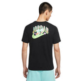 Nike T-Shirt Jordan 23 Swoosh Uomo Nero Lime | NonSoloSport