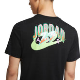 Nike T-Shirt Jordan 23 Swoosh Uomo Nero Lime | NonSoloSport