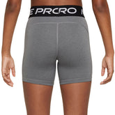 Shorts Ragazza Nike Pro Grigio Nero | NonSoloSport