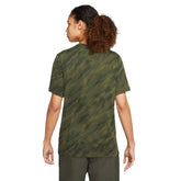 Nike T-Shirt Sportswear Essential Aop Uomo Verde Nero | NonSoloSport