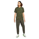 Nike T-Shirt Sportswear Essential Aop Uomo Verde Nero | NonSoloSport