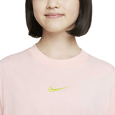Nike T-Shirt Boxy Ess Girl Bambino Rosa | NonSoloSport