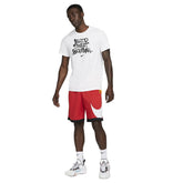Nike Shorts Dri-FIT Uomo Rosso Bianco | NonSoloSport