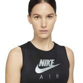 Nike Top Air Mesh Donna Nero | NonSoloSport