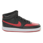 Nike Court Vision Mid Uomo Nero Rosso | NonSoloSport
