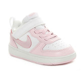 Nike Court Borough Low 2 Bambino Bianco Rosa | NonSoloSport