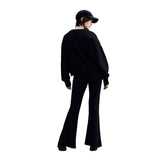 Felpa Donna Nike Sportswear Phoenix Fleece Nero | NonSoloSport