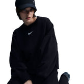 Felpa Donna Nike Sportswear Phoenix Fleece Nero | NonSoloSport