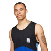 Nike Canotta Starting Five Uomo Blu Nero | NonSoloSport